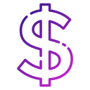 dollar sign illustration icon
